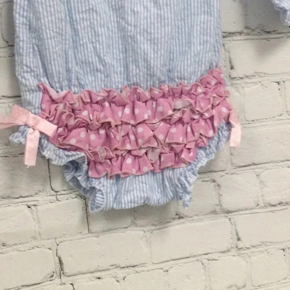 Dandelion Dust 24M Whale Stripe Long Sleeve Eyelit - Picture 5 of 7